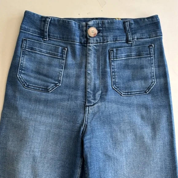 The Colette Crop Wide-Legs Jeans by Maeve - Picture 3 of 7